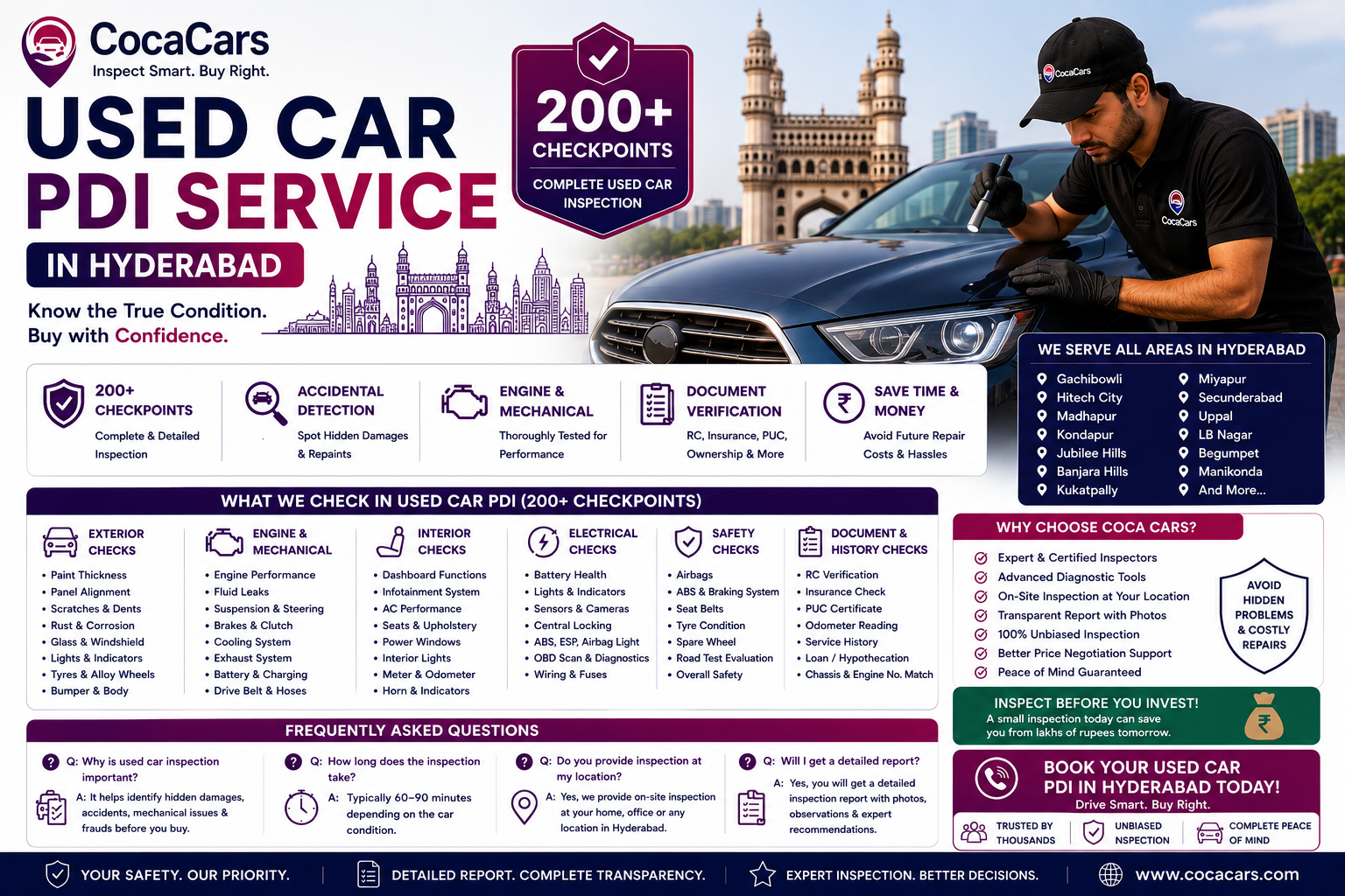 Used Car PDI Service in Hyderabad
