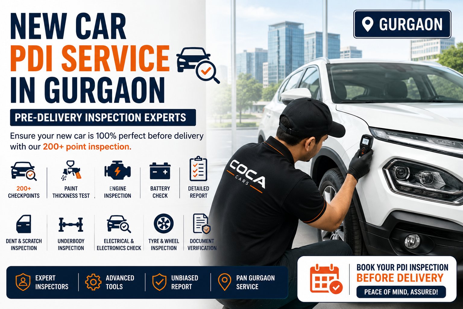 New Car PDI Service in Gurgaon