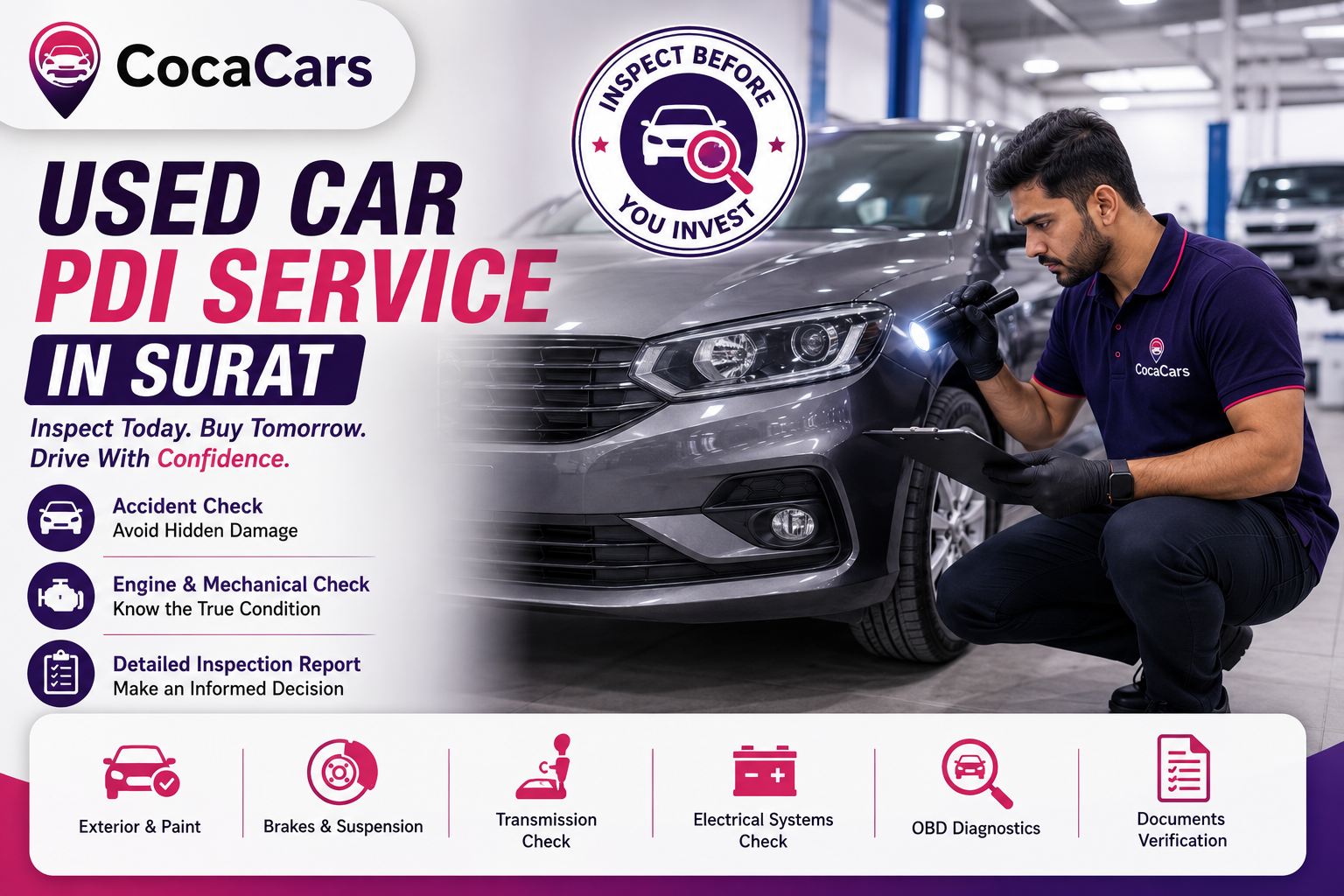 Used Car PDI Service in Surat