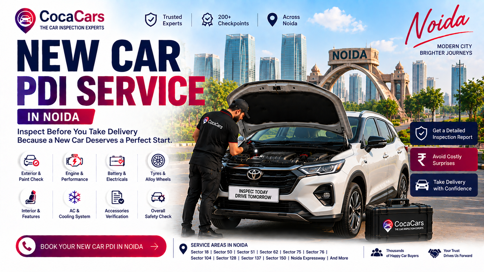 New Car PDI Service in Noida